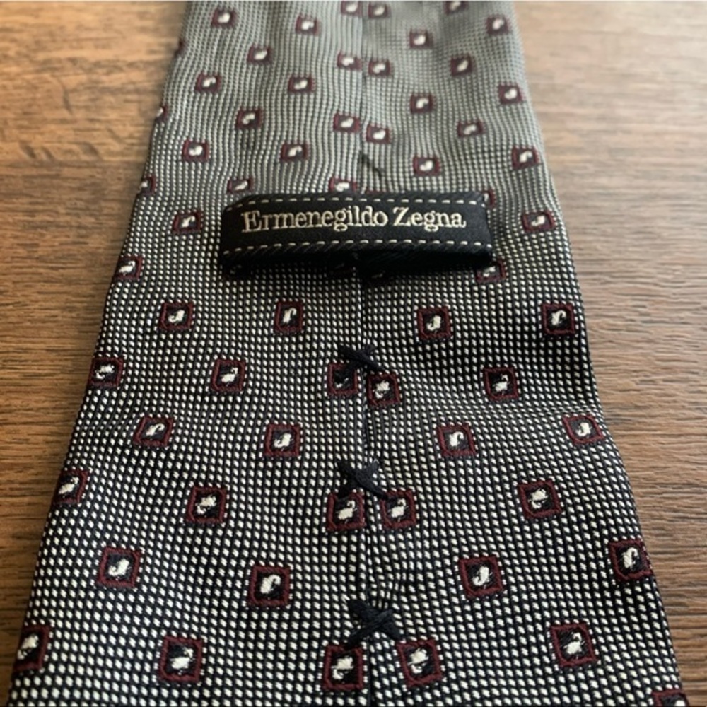 Ermenegildo Zegna “Couture” XXX Grenadine Silk Tie